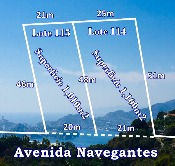 Dos terrenos residenciales con vista