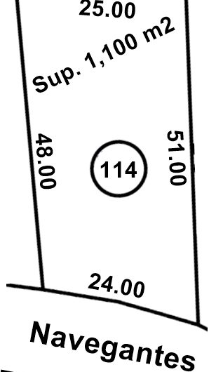 Terreno Residencial 114 con vista al mar