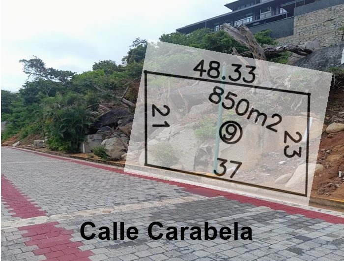 TERRENO CON VISTA AL MAR CARABELA 9