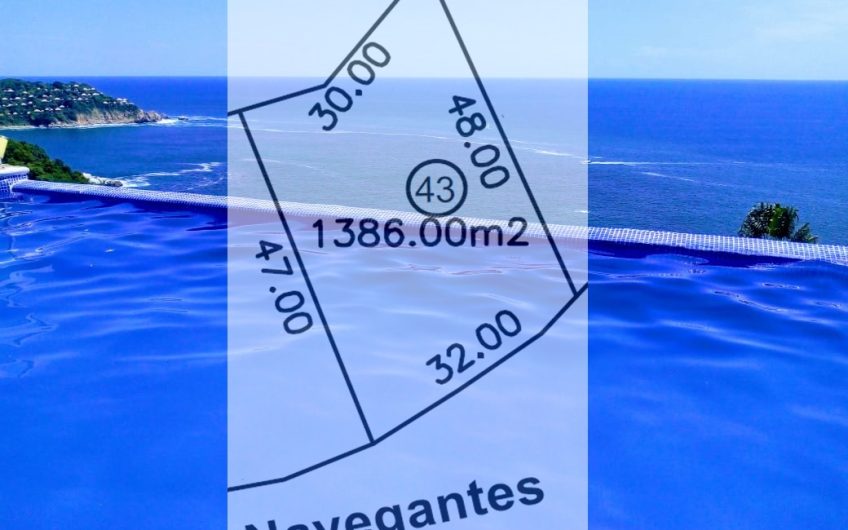 TERRENO RESIDENCIAL 43 CON VISTA AL MAR